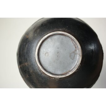 在銘 蘭 純銀打出花瓶　M393 