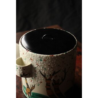 白井半七 桜 水指 共箱 替蓋　P445 