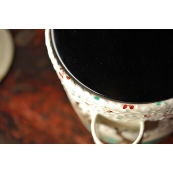 白井半七 桜 水指 共箱 替蓋　P445 