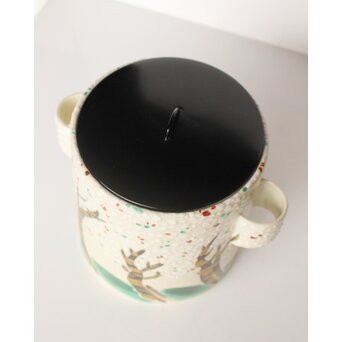 白井半七 桜 水指 共箱 替蓋　P445 