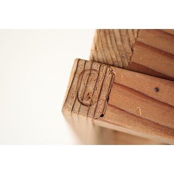 寧楽鳳嶽 川崎鳳嶽  風炉先屏風 捻組格子 吉野杉伐造　X434 