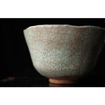 後楽園焼 香炉釉楽茶碗　P448 