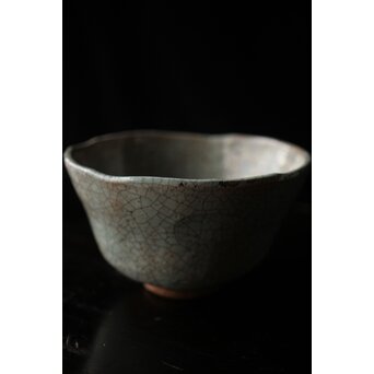 後楽園焼 香炉釉楽茶碗　P448 