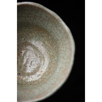 後楽園焼 香炉釉楽茶碗　P448 