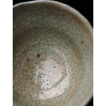 後楽園焼 香炉釉楽茶碗　P448 