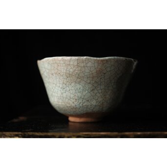 後楽園焼 香炉釉楽茶碗　P448 