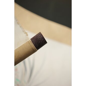 落合朗風【春欄之図】紙本軸装 二重箱　Z473 