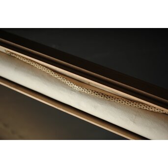 落合朗風【春欄之図】紙本軸装 二重箱　Z473 