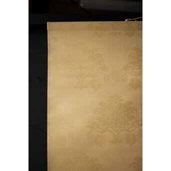 落合朗風【春欄之図】紙本軸装 二重箱　Z473 