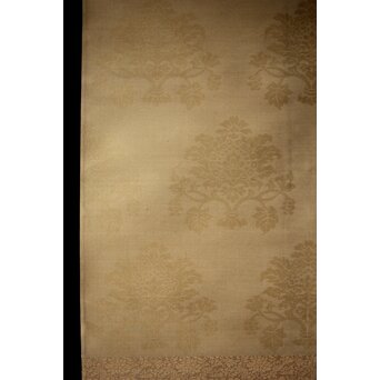 落合朗風【春欄之図】紙本軸装 二重箱　Z473 