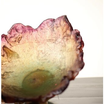 Nancy France 刻 ボウル ガラス工芸 アールヌーヴォ　Y046 