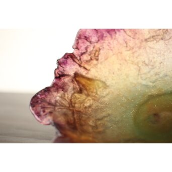 Nancy France 刻 ボウル ガラス工芸 アールヌーヴォ　Y046 