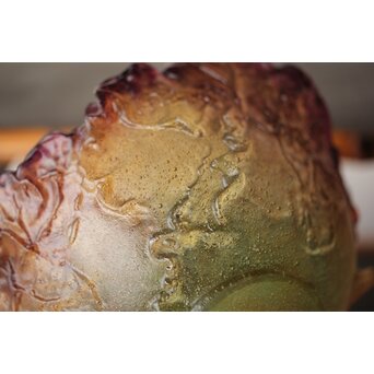 Nancy France 刻 ボウル ガラス工芸 アールヌーヴォ　Y046 