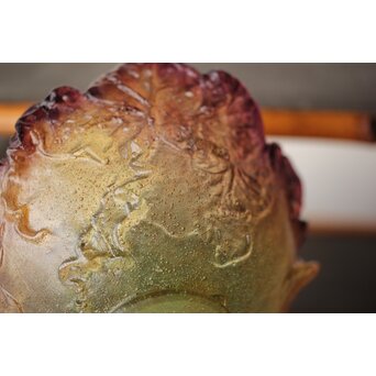 Nancy France 刻 ボウル ガラス工芸 アールヌーヴォ　Y046 