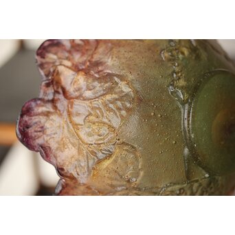 Nancy France 刻 ボウル ガラス工芸 アールヌーヴォ　Y046 