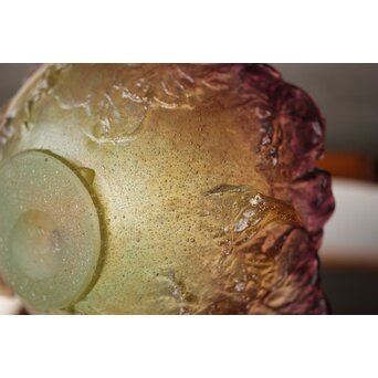 Nancy France 刻 ボウル ガラス工芸 アールヌーヴォ　Y046 