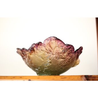 Nancy France 刻 ボウル ガラス工芸 アールヌーヴォ　Y046 