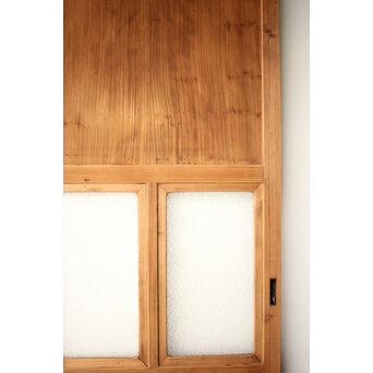 白木 ダイアガラス戸 4枚1組　GD0205 