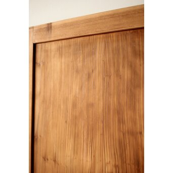 白木 ダイアガラス戸 4枚1組　GD0205 柾目ですっきり