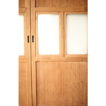 白木 ダイアガラス戸 4枚1組　GD0205 