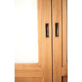 白木 ダイアガラス戸 4枚1組　GD0205 