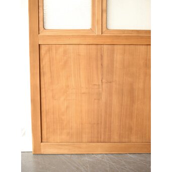 白木 ダイアガラス戸 4枚1組　GD0205 