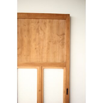 白木 ダイアガラス戸 4枚1組　GD0205 