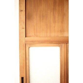 白木 ダイアガラス戸 4枚1組　GD0205 