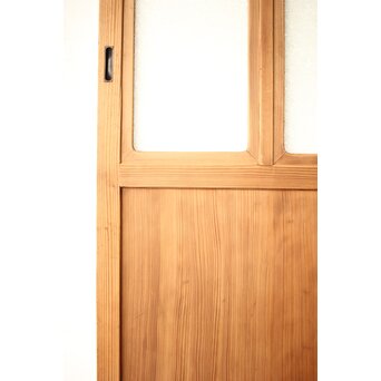 白木 ダイアガラス戸 4枚1組　GD0205 
