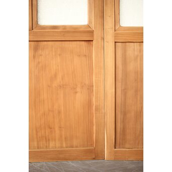 白木 ダイアガラス戸 4枚1組　GD0205 