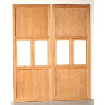 白木 ダイアガラス戸 4枚1組　GD0205 CD　ウラ