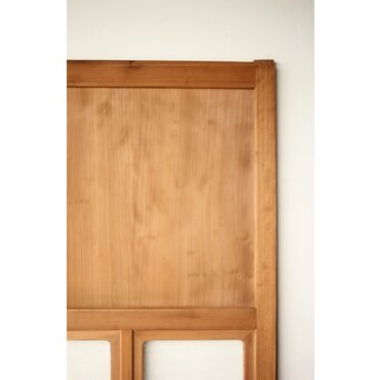 白木 ダイアガラス戸 4枚1組　GD0205 