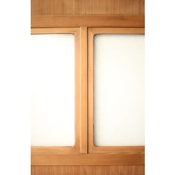 白木 ダイアガラス戸 4枚1組　GD0205 