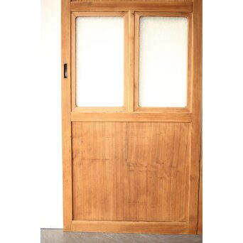 白木 ダイアガラス戸 4枚1組　GD0205 