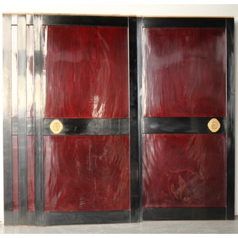 欅一枚板 帯戸 4枚1組　B1060