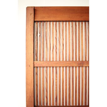 総欅 格子蔵戸　W0136 