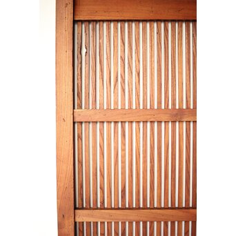 総欅 格子蔵戸　W0136 