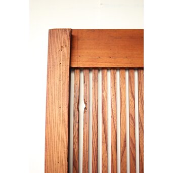 総欅 格子蔵戸　W0136 