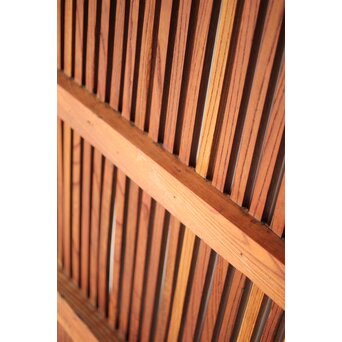 総欅 格子蔵戸　W0136 