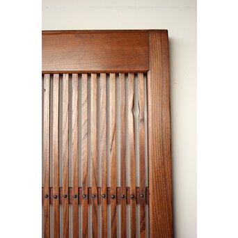 総欅 格子蔵戸　W0136 