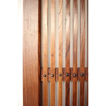 総欅 格子蔵戸　W0136 品のある光沢感　良く磨かれています