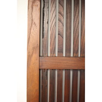 巾着金具 総欅 格子蔵戸　W0137YD 