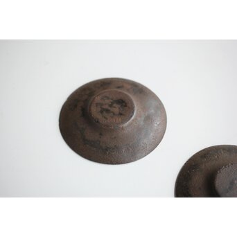 千成堂 鉄打出茶托 5枚1組　M400 