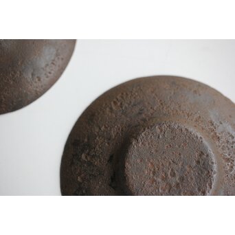 千成堂 鉄打出茶托 5枚1組　M400 