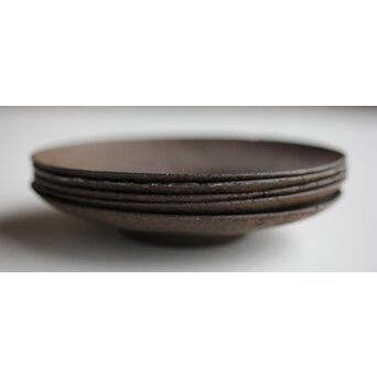 千成堂 鉄打出茶托 5枚1組　M400 