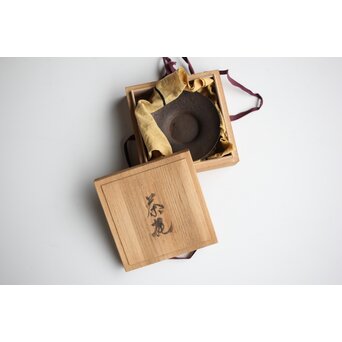 千成堂 鉄打出茶托 5枚1組　M400 