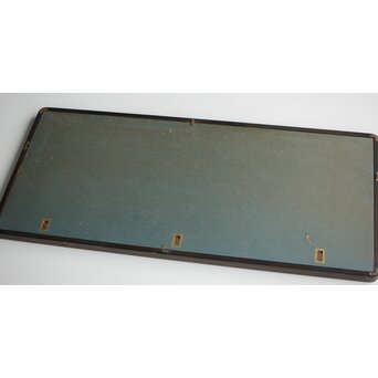 松林桂月 書「青山白雲」 額装　Z476 