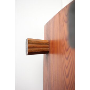 指物師 竹内不山 竹装飾 松一枚板卓　X440 