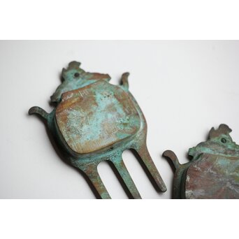 富貴長春 香炉型引手 四個　M405 