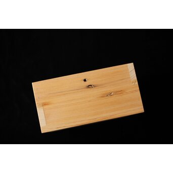 筒井寛秀箱付 東大寺古材 升 菓子器　X441 